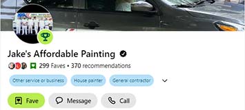 Write a NextDoor Review for Jake's Affordable Painting