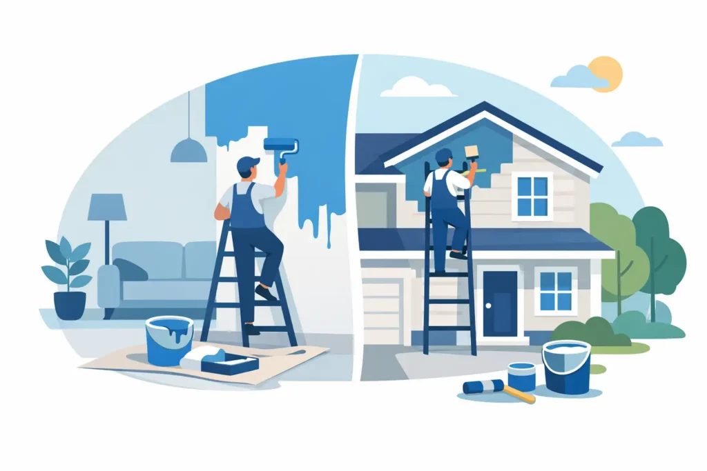 Cost to Paint Interior and Exterior of House