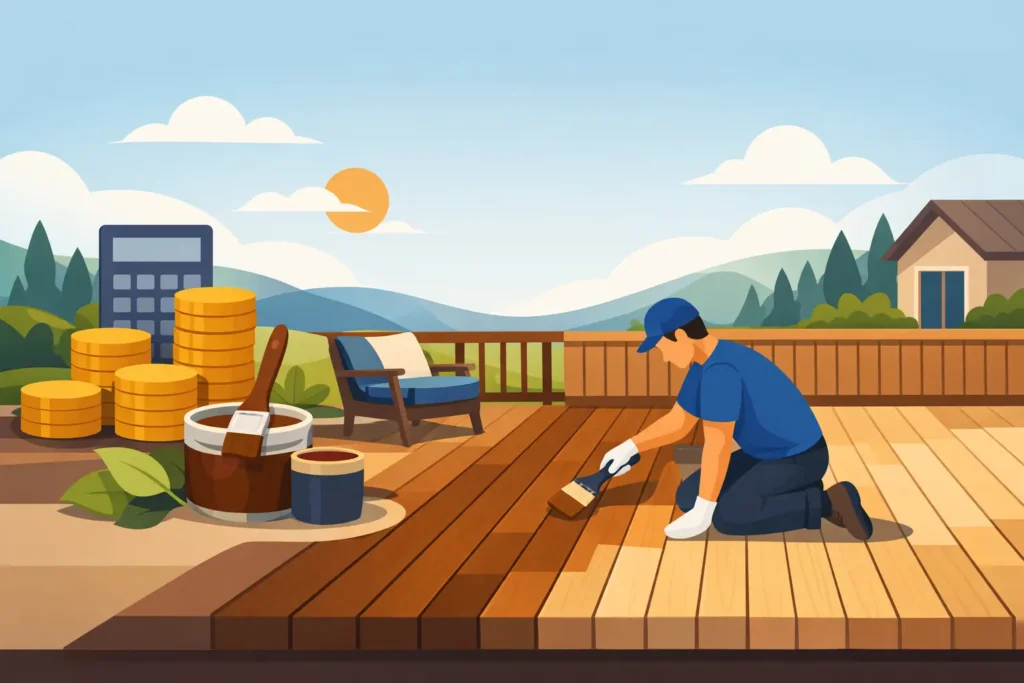 How Much Does It Cost to Stain a Deck?