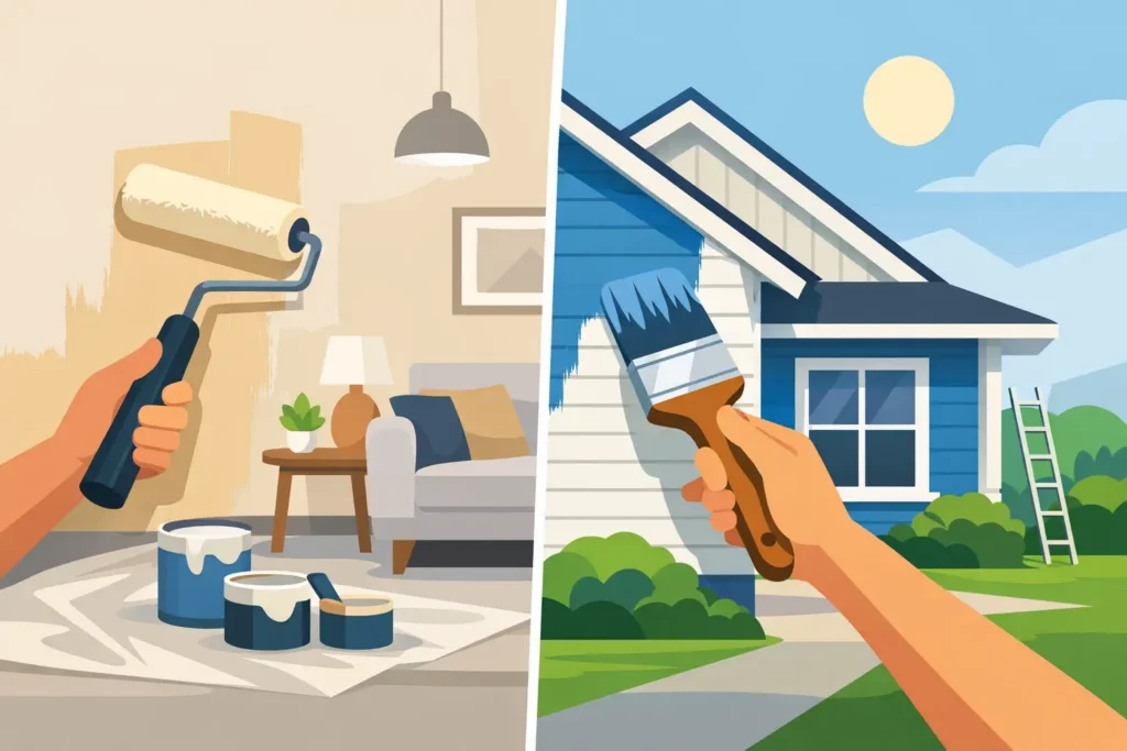 Interior and Exterior Home Painting That Lasts