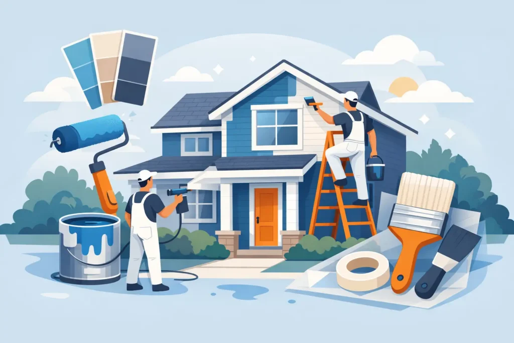 What Is Included in Exterior House Painting?