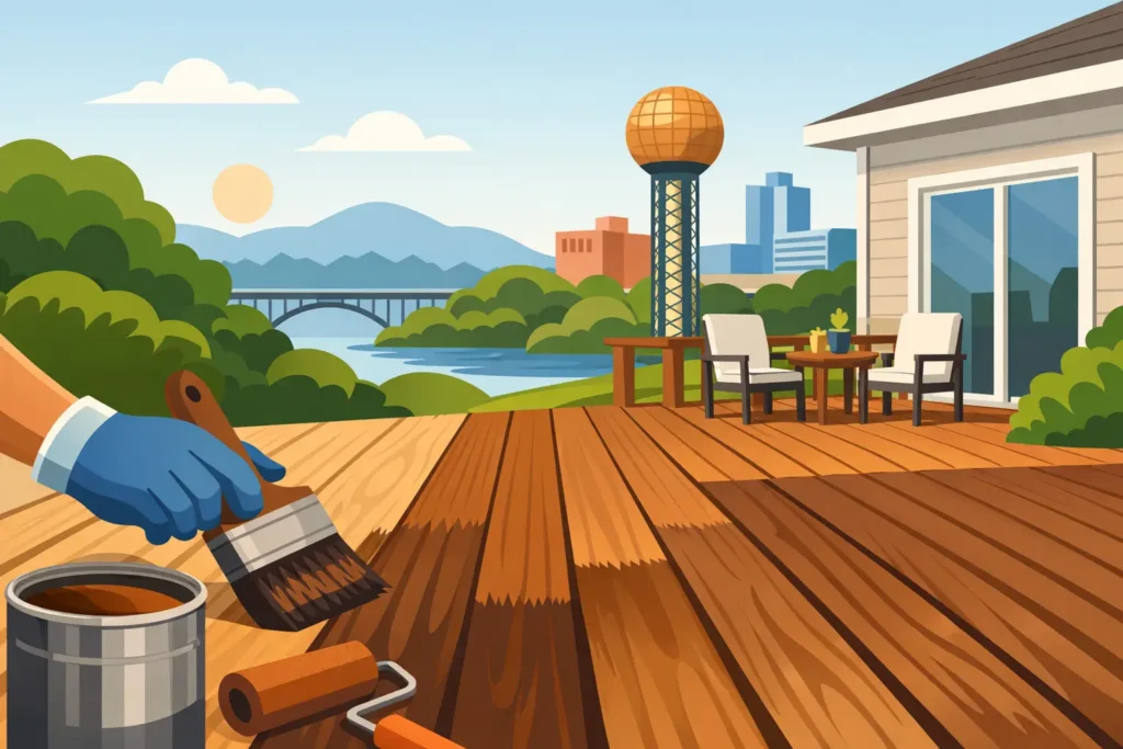Deck Staining Services Knoxville TN Homeowners Trust