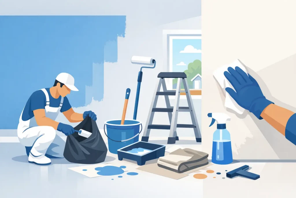Do Painters Clean Up After Painting?