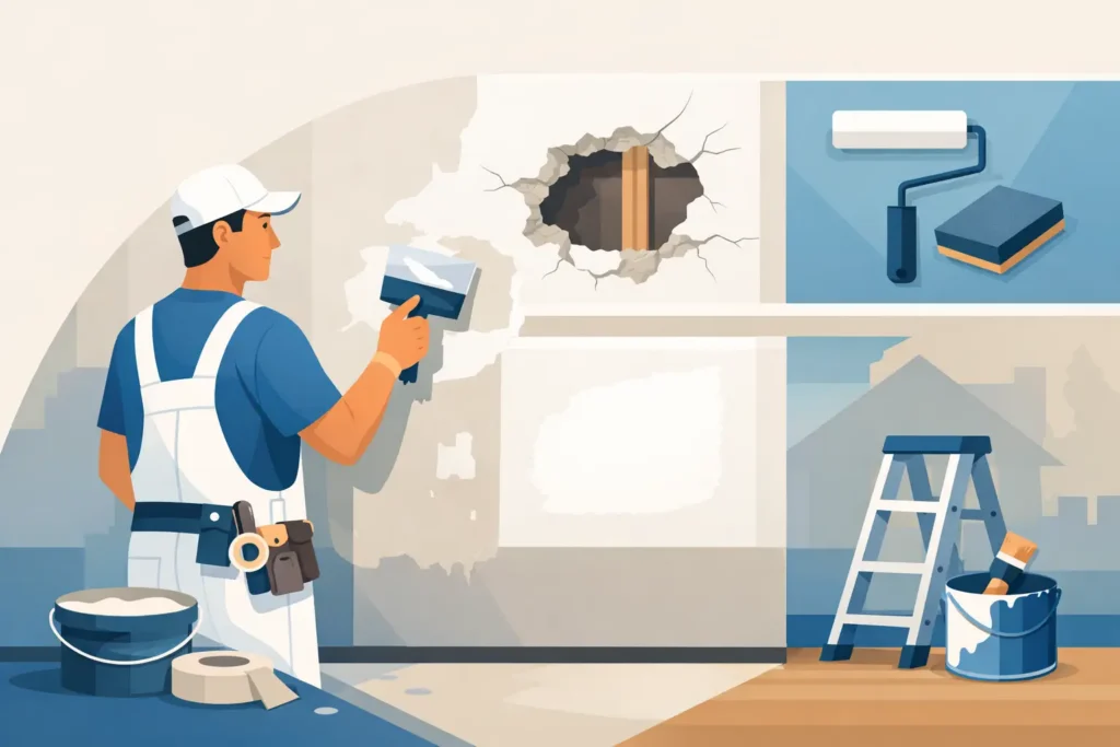 Can Painters Repair Drywall?