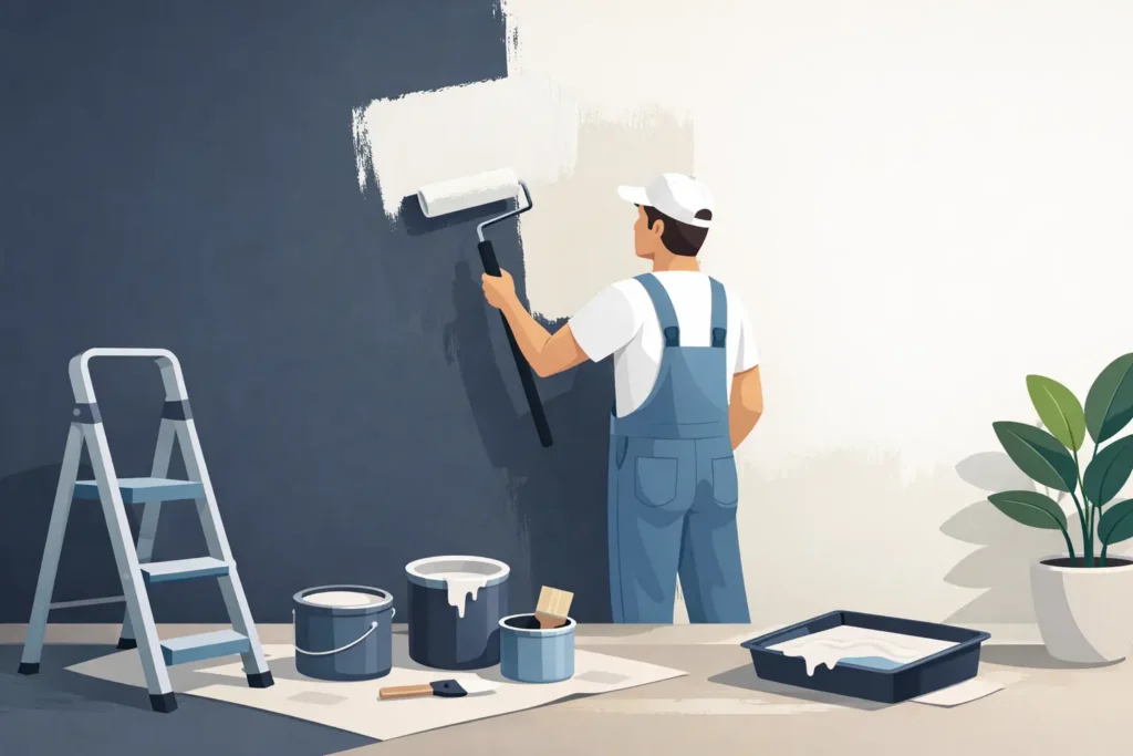 How to Paint Over Dark Walls the Right Way