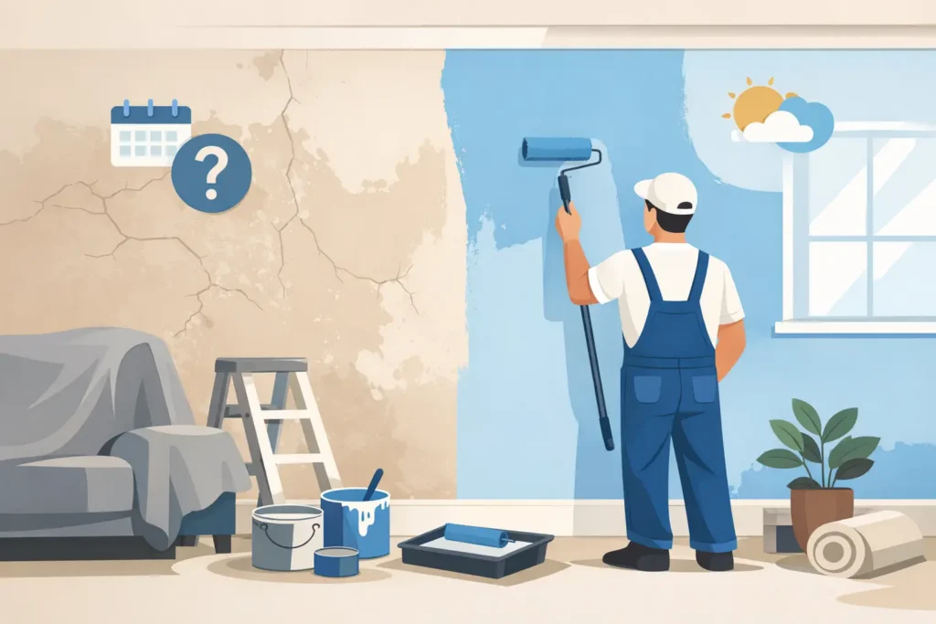 When Should Walls Be Repainted?