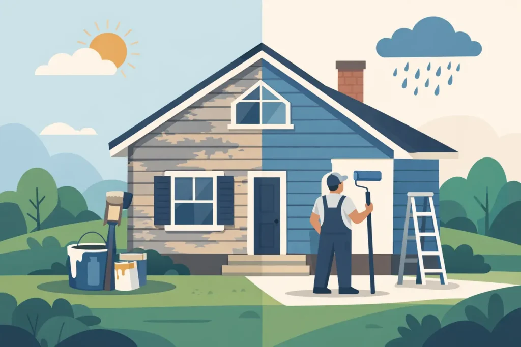 When Should You Repaint House Siding?