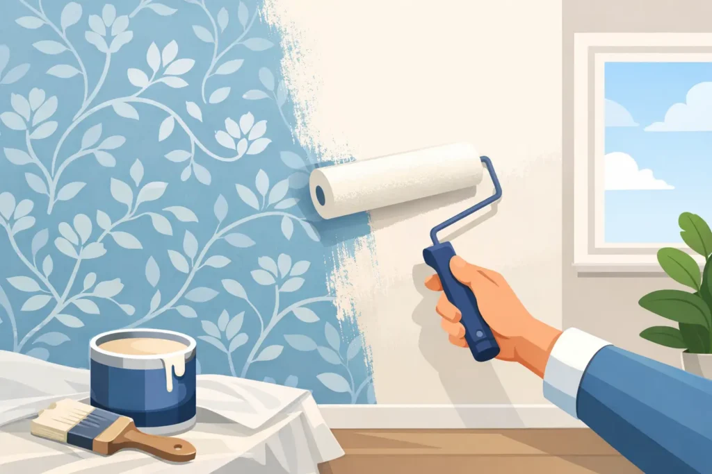Can You Paint Over Wallpaper? What to Know