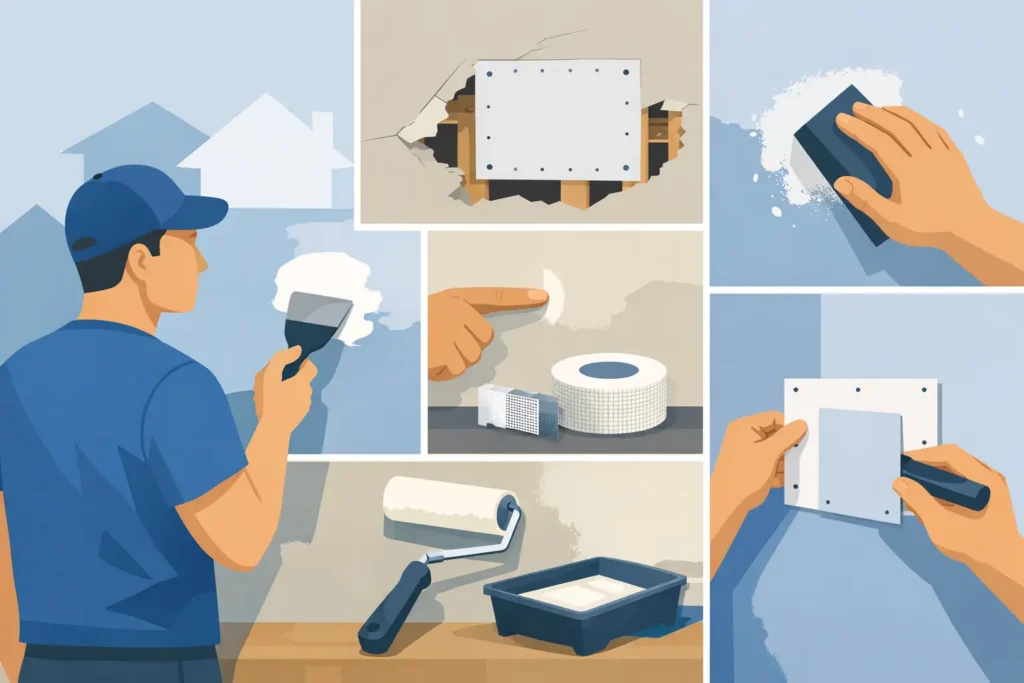 Drywall Patching Guide for Homeowners: 5 Repairs