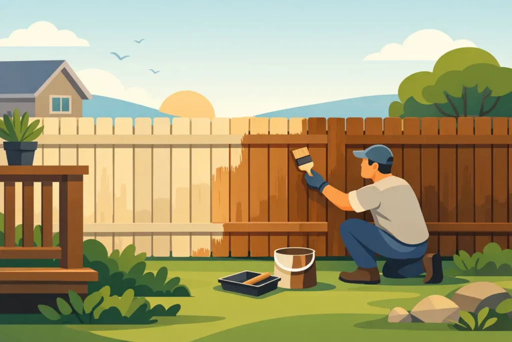 Fence Staining Guide for Homeowners That Lasts