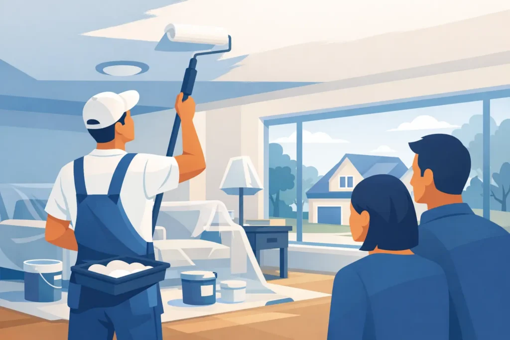 Ceiling Repainting Company Oak Ridge Homeowners Trust