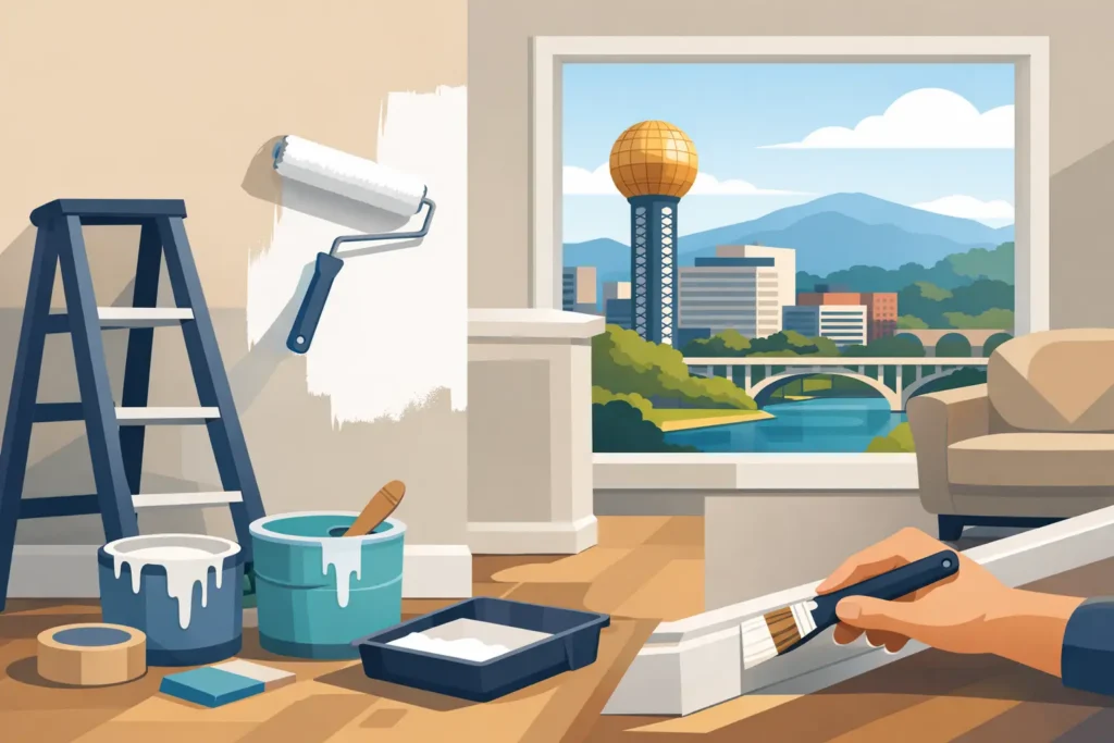 Wall and Trim Painting Knoxville Done Right