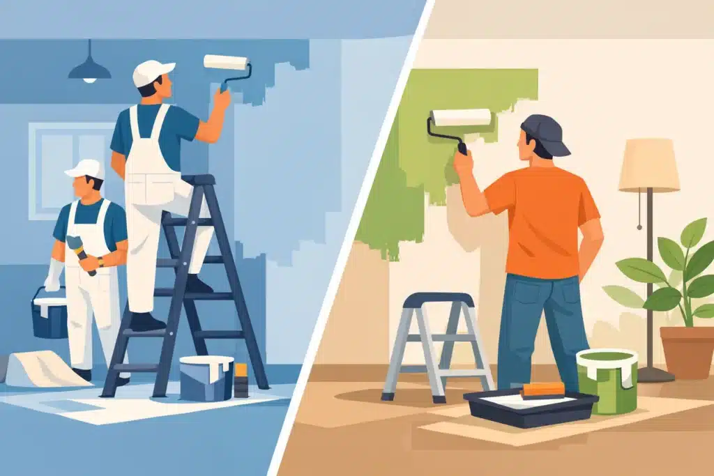 Professional Painting Versus DIY for Your Home