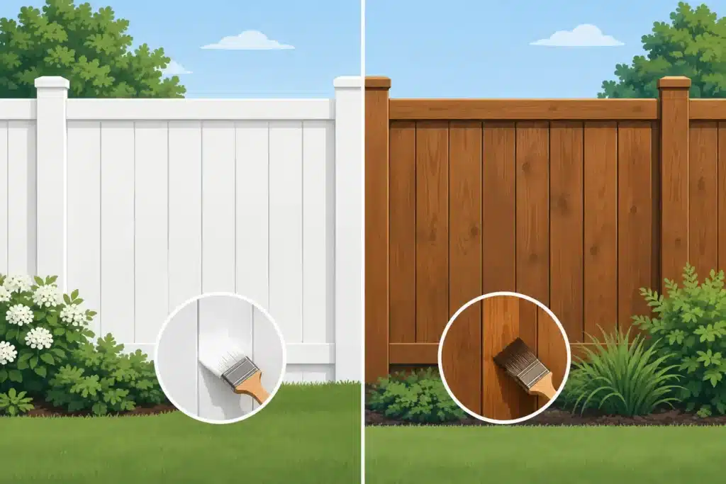 Painted Fence Versus Stained Fence: Which Lasts?